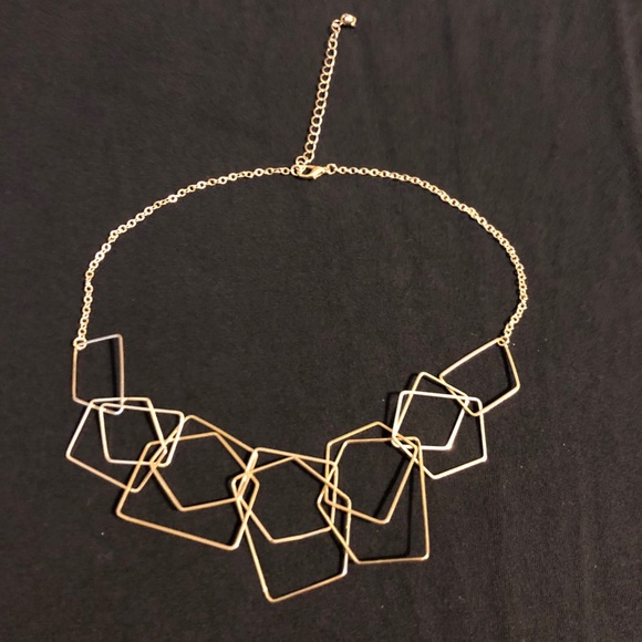 Gold Geometric Necklace / 2 for 10 - Picture 3 of 3